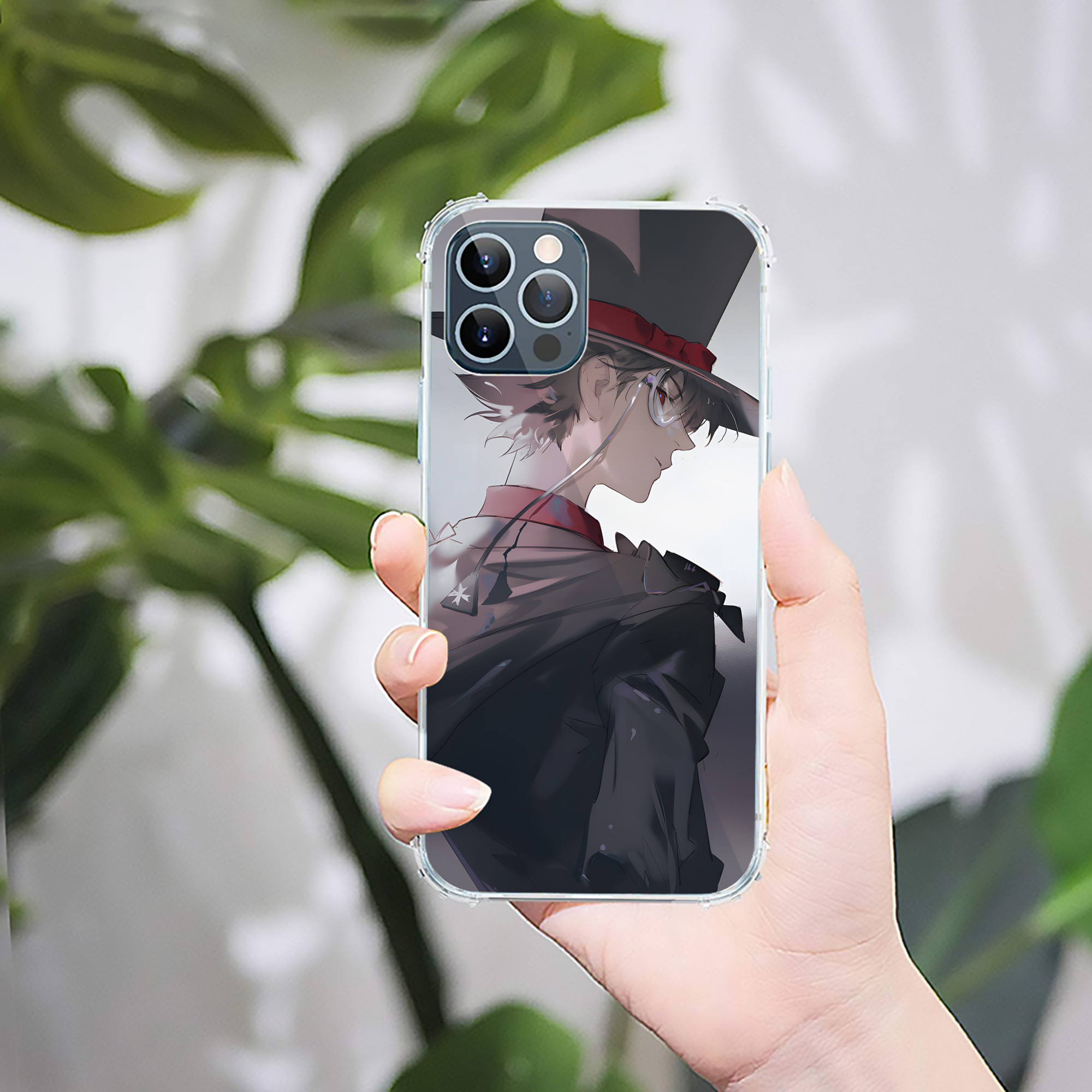 （画像用） 名探偵コナン Detective Conan 【iPhone 12シリーズ対応】透明スマホケース（クリアソフトケース）